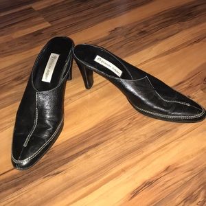 Leather dress shoes